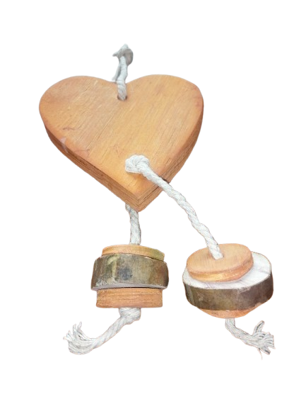 Heart Chew Toy