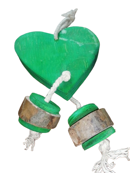 Heart Chew Toy