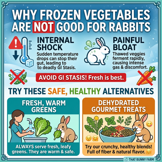 The Cold, Hard Truth: Why the "Frozen Veggie" Trend is Dangerous for Your Rabbit