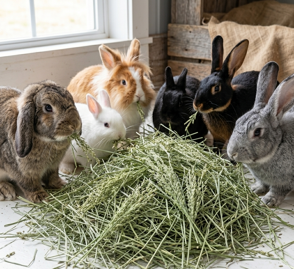 Premium Eragrostis Hay: The Foundation of a Happy Bunny