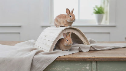 Handcrafted Wooden Bunny Tunnels: The Ultimate Adventure Zone