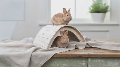 Handcrafted Wooden Bunny Tunnels: The Ultimate Adventure Zone