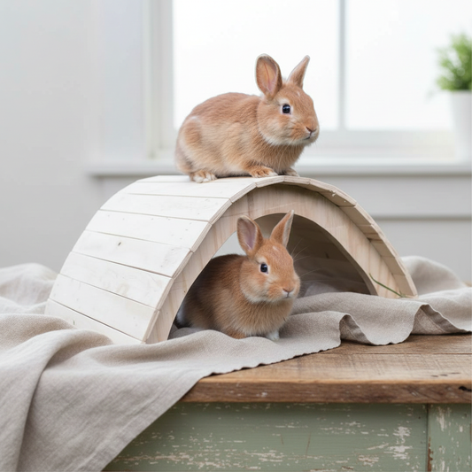 Handcrafted Wooden Bunny Tunnels: The Ultimate Adventure Zone