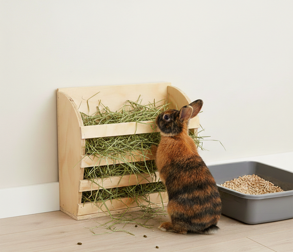 Essential Pine Hay Racks: The Vertical & The Cradle – That Bunny Farm
