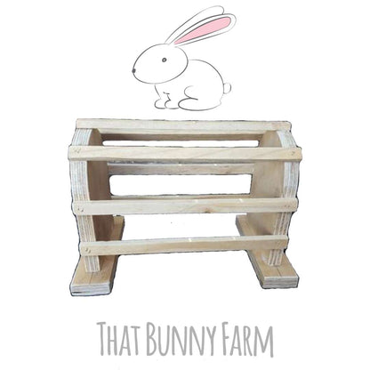 Essential Pine Hay Racks: The Vertical & The Cradle