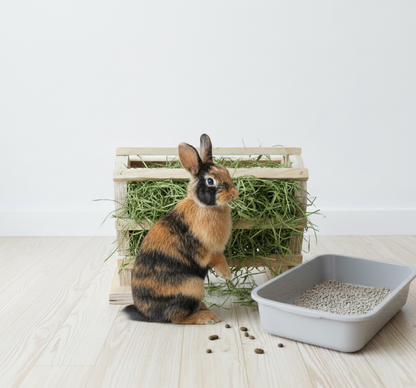 Essential Pine Hay Racks: The Vertical & The Cradle