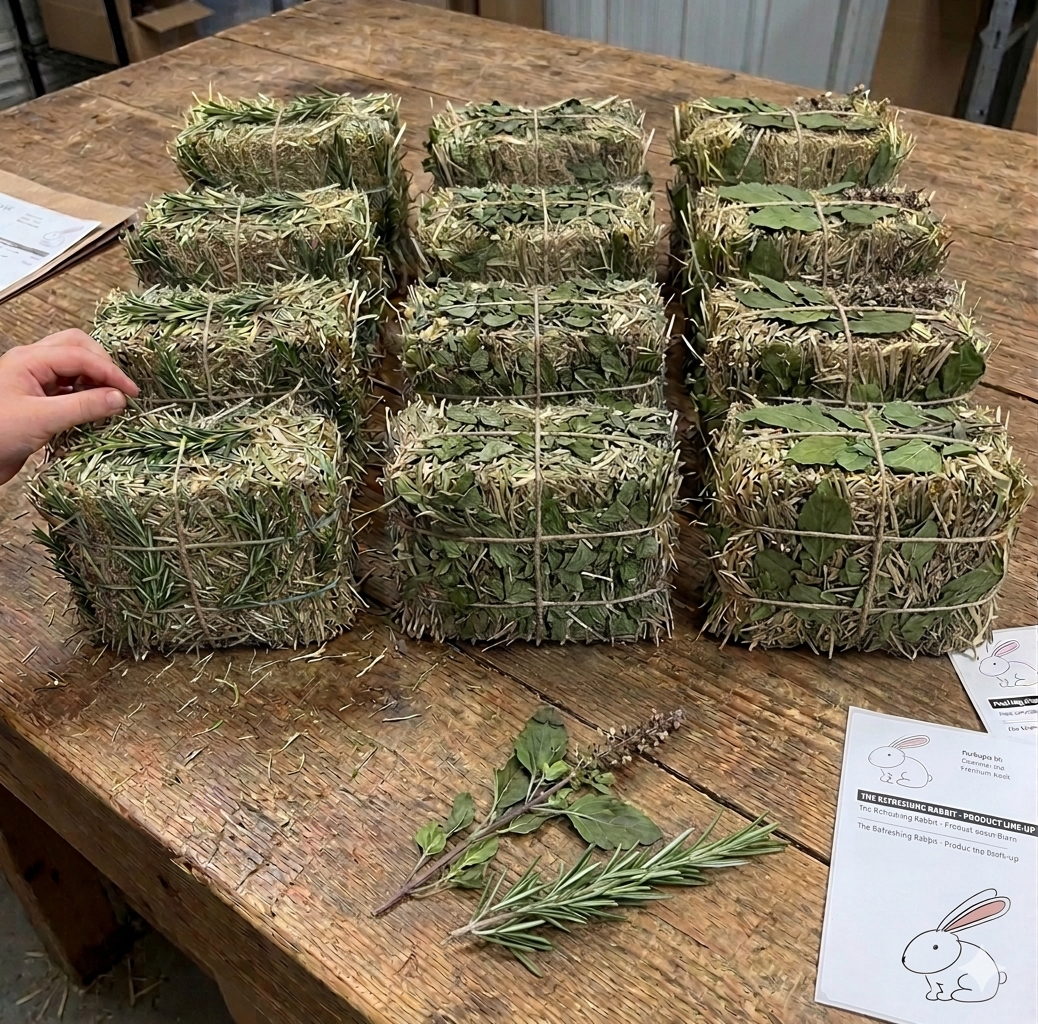 Premium Herbal Mini Hay Bales (250g)